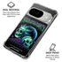 Adult Swim Rick and Morty Neon Skulls Google Pixel 10 Clear Case